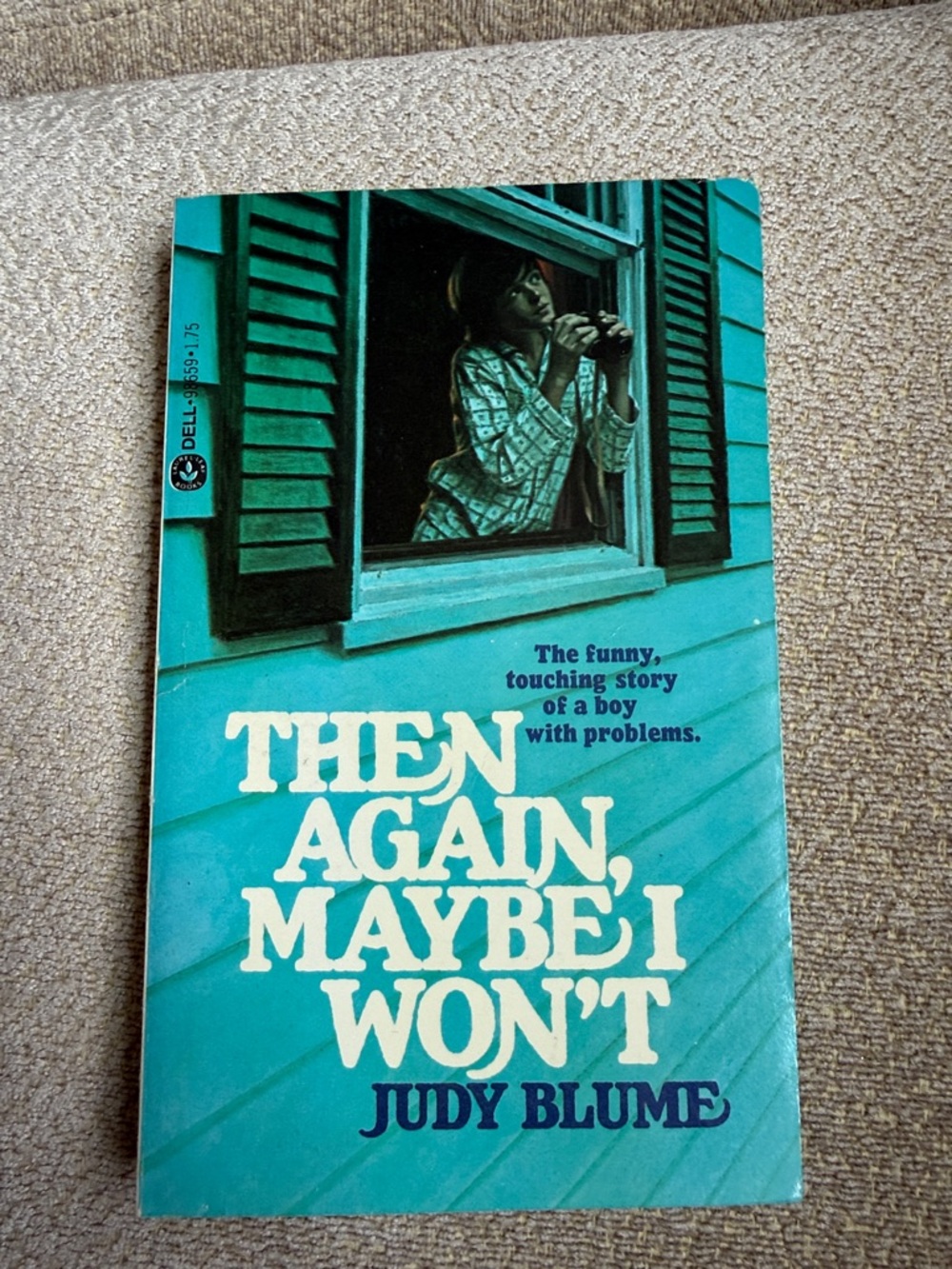 Vintage Judy Blume, Then Again Maybe I Won’t Paperback, copyright 1971
